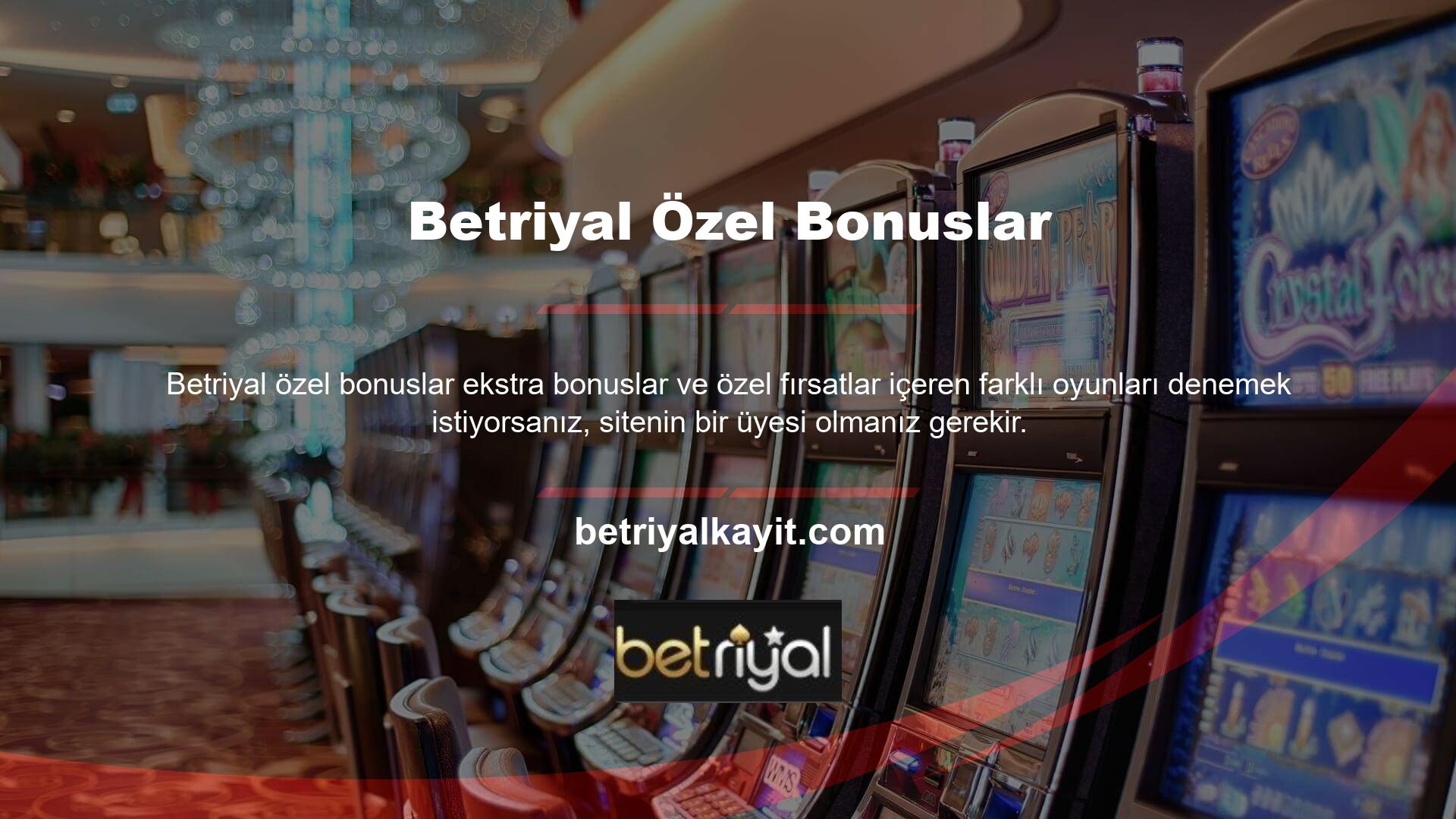 Ve tahmin et ne oldu? Sunmaları gereken harika casino bonuslarından ve aktivitelerden yararlanarak daha fazla kazanma şansınızı artırabilirsiniz