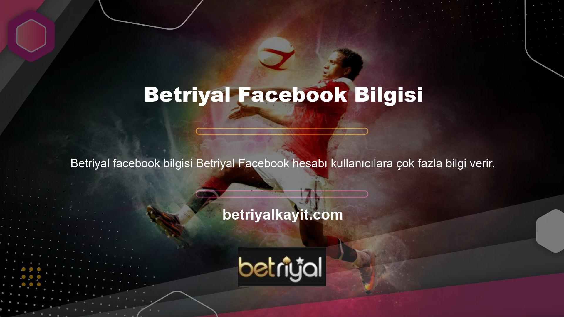 Betriyal sosyal medya hesapları birçok site kullanıcısı arasında popülerdir